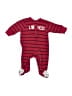 Carter's 100% Cotton Stripes Red Long Sleeve Onesie 0-3 MO / 3 MO - photo 1