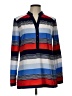 Brooks Brothers 346 100% Polyester Stripes Blue Long Sleeve Blouse Size 10 - photo 1