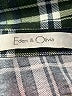 Eden & Olivia 100% Polyester Plaid Green Long Sleeve Blouse Size 1X - photo 7