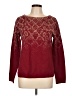 Ruby Rd. Hearts Burgundy Pullover Sweater Size L - photo 1