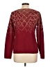 Ruby Rd. Hearts Burgundy Pullover Sweater Size L - photo 2