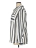 NY Collection Stripes Silver Long Sleeve Blouse Size XL - photo 5
