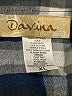 Davina Plaid Blue Long Sleeve Button-Down Shirt Size XL - photo 7