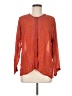 April Cornell 100% Rayon Orange Long Sleeve Blouse Size M - photo 1
