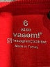 Vasemi 100% Cotton Red Short Sleeve T-Shirt Size 6 - photo 3