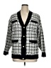 Unbranded Houndstooth Black Cardigan Size XL (estimated) - photo 1