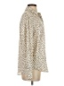 Zara Animal Print Ivory Long Sleeve Blouse Size S - photo 4