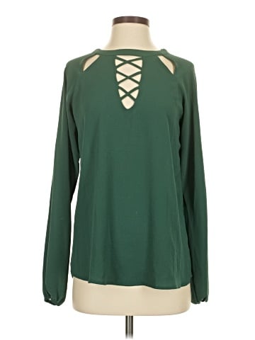 H.I.P. Happening in the Present Long Sleeve Blouse (view 1)