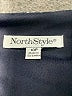 North Style Polka Dots Blue Casual Dress Size 10 (petite) - photo 7
