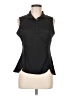 Unbranded 100% Polyester Black Sleeveless Blouse Size M - photo 1