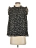 CeCe 100% Polyester Black Sleeveless Blouse Size S - photo 1