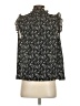 CeCe 100% Polyester Black Sleeveless Blouse Size S - photo 2