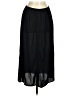 AWARE Solid Black Ivory Casual Skirt Size M - photo 1