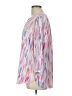 Not Your Daughter's Jeans 100% Polyester Pink 3/4 Sleeve Blouse Size L - photo 5