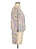Unbranded Graphic Marled Multi Color Silver Long Sleeve Blouse Size S (estimated) - photo 4