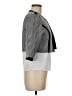 Sandra Darren 100% Polyester Houndstooth Gray Jacket Size 6 - photo 4