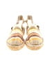 Eric Michael Stripes Yellow Tan Flats Size EU 36 - photo 2