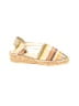 Eric Michael Stripes Yellow Tan Flats Size EU 36 - photo 1