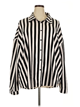 Shein Curve Long Sleeve Blouse