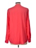 Calvin Klein 100% Polyester Color Block Red Long Sleeve Blouse Size L (estimated) - photo 2