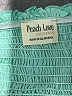 Peach Love 100% Rayon Teal 3/4 Sleeve Blouse Size S - photo 7