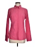 Express Solid Pink Long Sleeve Blouse Size 9 - 10 - photo 1