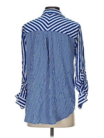 Jane and Delancey 3/4 Sleeve Button-Down Shirt (view 2)