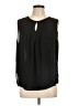 Violet & Claire 100% Polyester Black Sleeveless Blouse Size L - photo 1