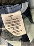 Wrangler Jeans Co 100% Cotton Plaid Blue Long Sleeve Button-Down Shirt Size 8 - photo 4