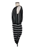 Bailey 44 Stripes Gray Cocktail Dress Size M - photo 5