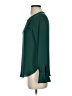 Ann Taylor LOFT 100% Polyester Green Long Sleeve Blouse Size XS - photo 5