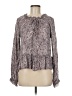 William Rast Purple Long Sleeve Blouse Size M - photo 1