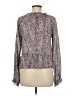 William Rast Purple Long Sleeve Blouse Size M - photo 2