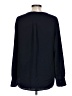 J.Crew Factory Store 100% Polyester Blue Long Sleeve Blouse Size L - photo 2