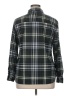 Eden & Olivia 100% Polyester Plaid Green Long Sleeve Blouse Size 1X - photo 2