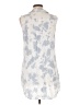 Style Envy Silver Sleeveless Button-Down Shirt Size L - photo 2