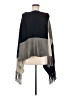 Unbranded 100% Acrylic Gray Poncho One size - photo 1