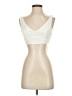 showpo 100% Polyester Tweed Ivory Sleeveless Top Size 2 - photo 1