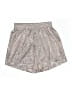 Monteau 100% Polyester Animal Print Silver Shorts Size M - photo 1