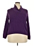Studio Works 100% Cotton Purple Turtleneck Sweater Size 2X - photo 1