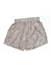 Monteau 100% Polyester Animal Print Silver Shorts Size M - photo 2
