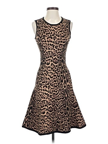 Pink Tartan Cocktail Dress (view 1)