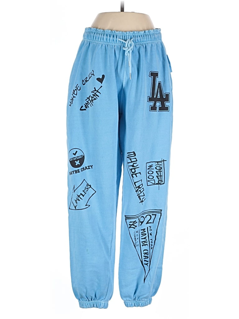 Pre-owned Assorted Brands Sweatpants In Blue