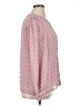 Unbranded 100% Polyester Pink Long Sleeve Blouse Size XL - photo 4