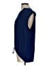 Left Coast by Dolan 100% Polyester Blue Sleeveless Blouse Size L - photo 5