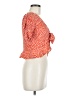Wildfire 100% Polyester Orange Short Sleeve Blouse Size 6 - photo 4
