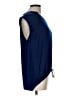 Left Coast by Dolan 100% Polyester Blue Sleeveless Blouse Size L - photo 4