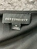 Fortune + Ivy 100% Polyester Solid Black Cocktail Dress Size M - photo 7
