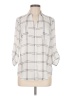 Fortune + Ivy 100% Polyester Ivory 3/4 Sleeve Blouse Size M - photo 1