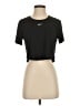 Nike 100% Polyester Black Active T-Shirt Size P (petite) - photo 1